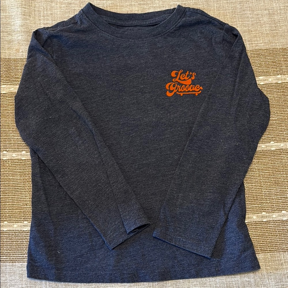 Let's Groove Kids Navy Long Sleeve Shirt